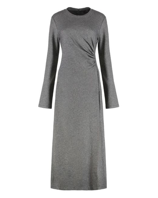 Weekend by Maxmara Gray Dean's Midi Dress