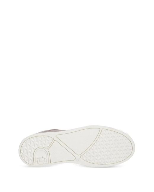 Liu Jo Natural Perforated Logo-Plaque Sneakers