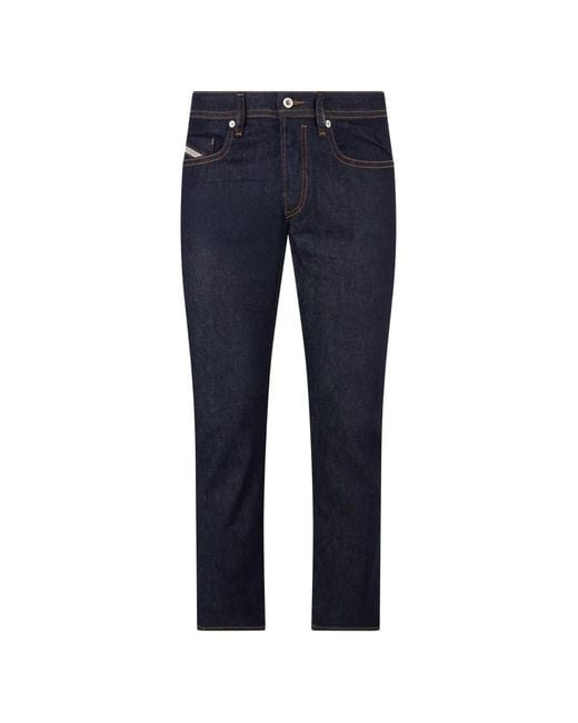 DIESEL Blue Slim-Fit Five-Pocket Jeans for men