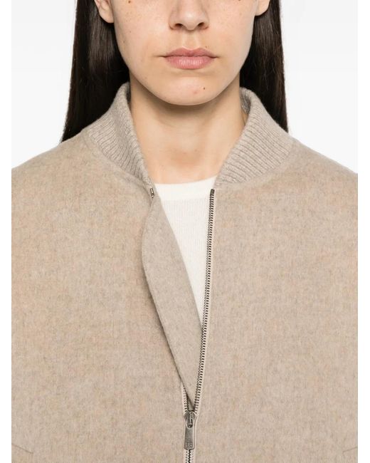 Bompard Natural Zip Bomber Jacket