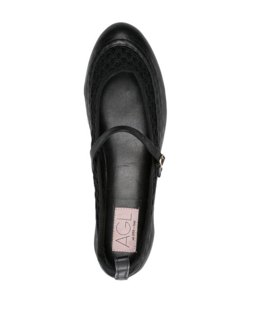 Agl Attilio Giusti Leombruni Black Milly Ballerina Shoes