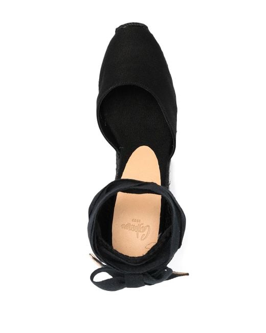 Castaner Black Flat Shoes