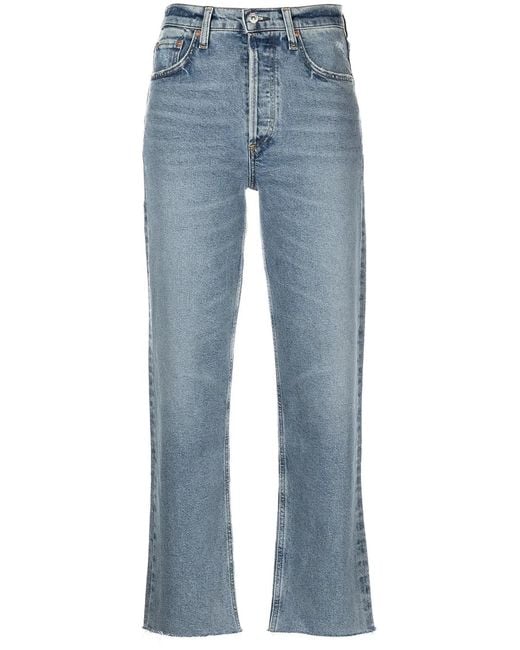 Citizens of Humanity Blue Florence Straight-Leg Jeans