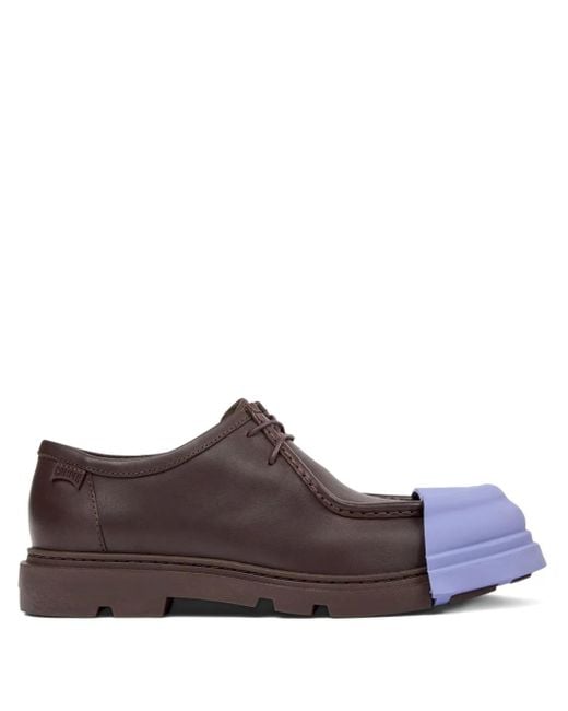 Camper Brown Junction Leather Oxford Shoes for men