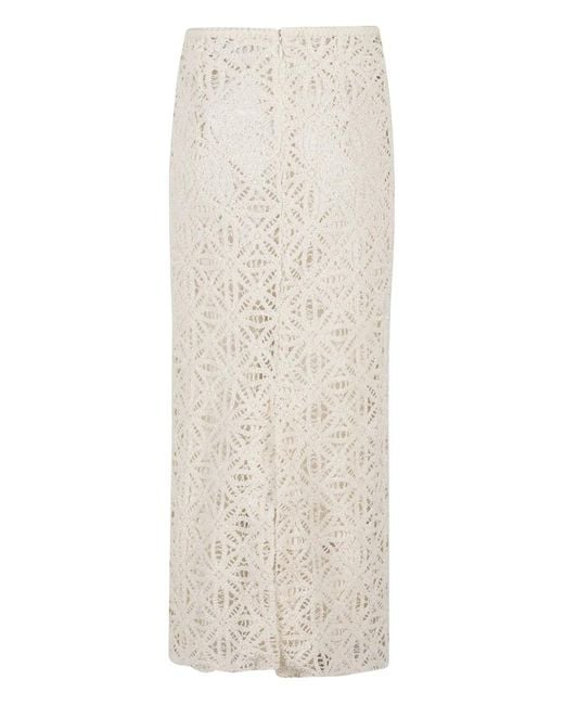 Sabina Musayev White Anaya Skirt