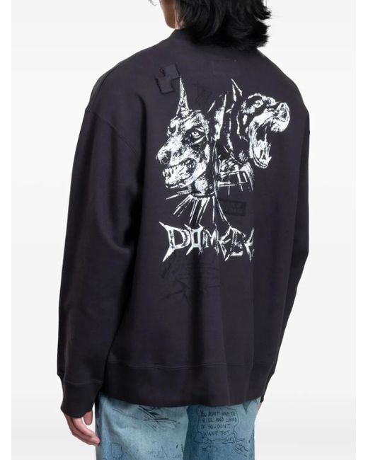 メンズ DOMREBEL Puppy プルオーバー Black