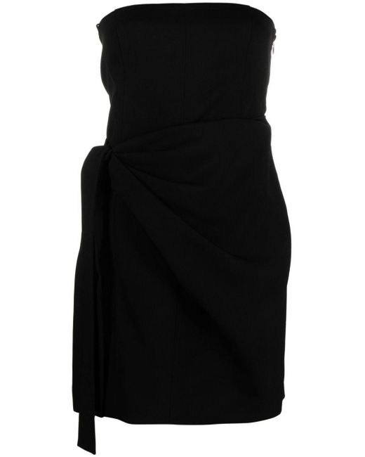 GAUGE81 Natal Mini-jurk Met Geknoopt Detail in het Black
