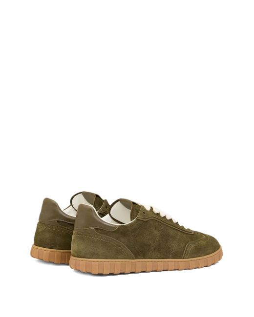 AMI Green Step Sneakers As Lederu