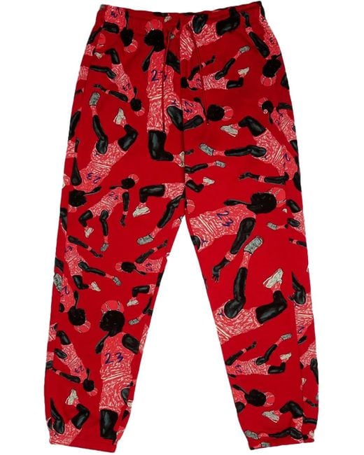 Nike Red X Parker Duncan Brooklyn Track Pants
