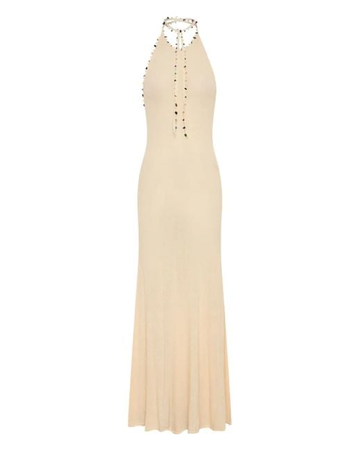 Robe Longue À Dos Nu Christopher Esber en coloris White
