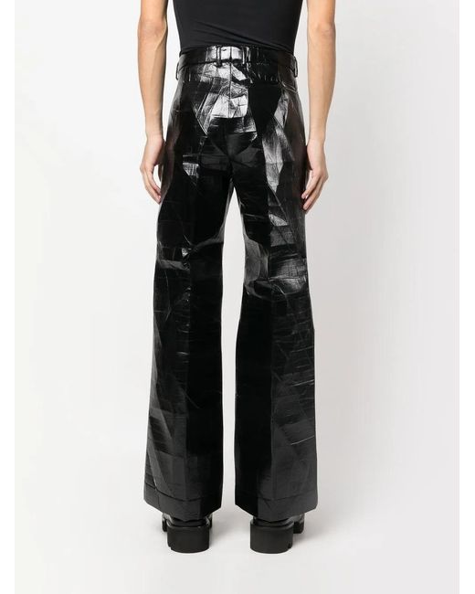 Walter Van Beirendonck Black Elephant Wide-Leg Teasers for men