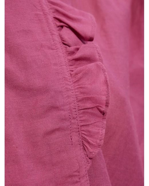 Blusa Con Ruches di Isabel Marant in Pink