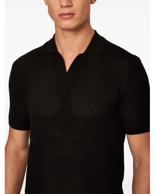 Orlebar Brown Black Roddy Polo Shirt for men