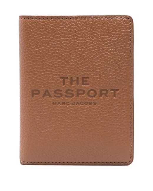 Marc Jacobs Brown The Passport Leather Holder