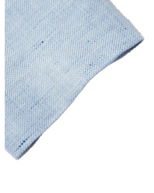 Shanghai Tang Blue Patch-Pocket Jacket