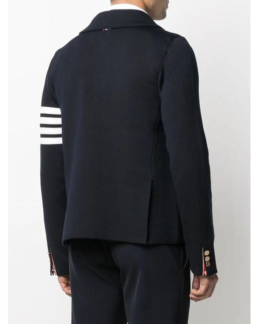 Thom Browne Gebreide Blazer in het Blue voor heren