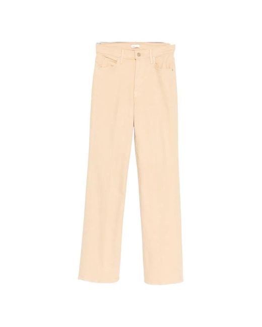 Mother White High-Waisted Jeans