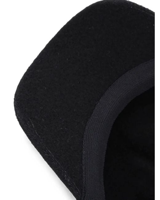 Kangol Black Logo Patch Cap