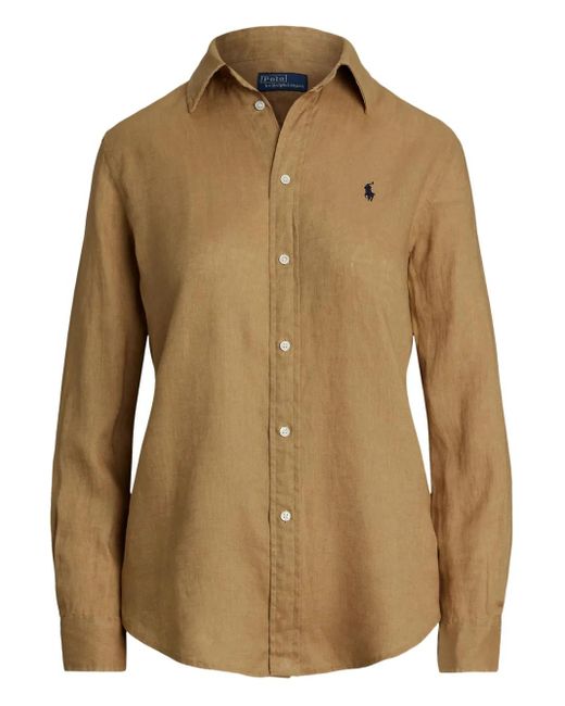 Camisa con botones Polo Ralph Lauren de color Green
