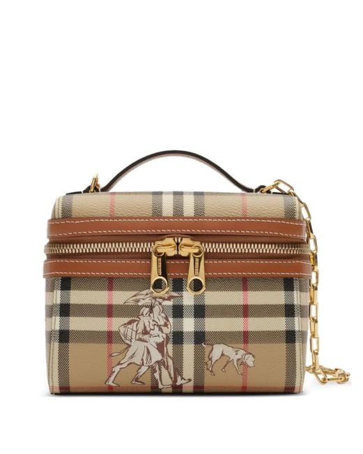 Burberry Brown Mini Mates Tote Bag