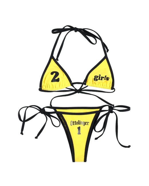 OTTOLINGER Metallic Bikini À Logo Imprimé