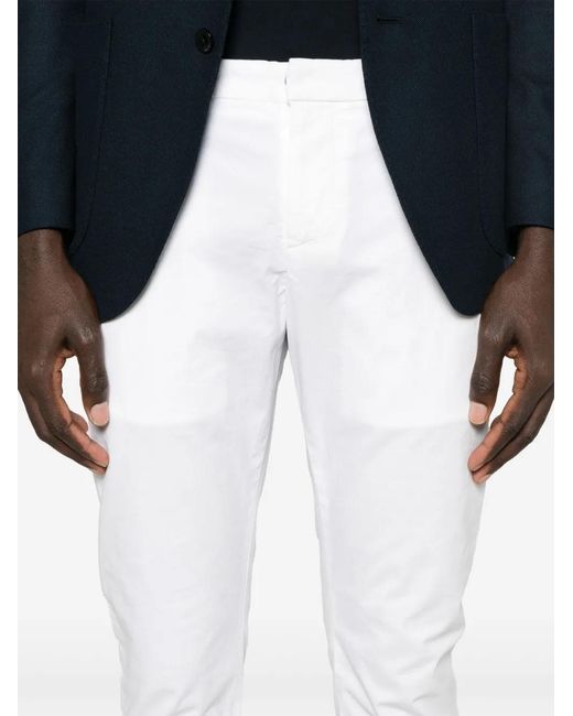 Dondup White Gaubert Chinos for men