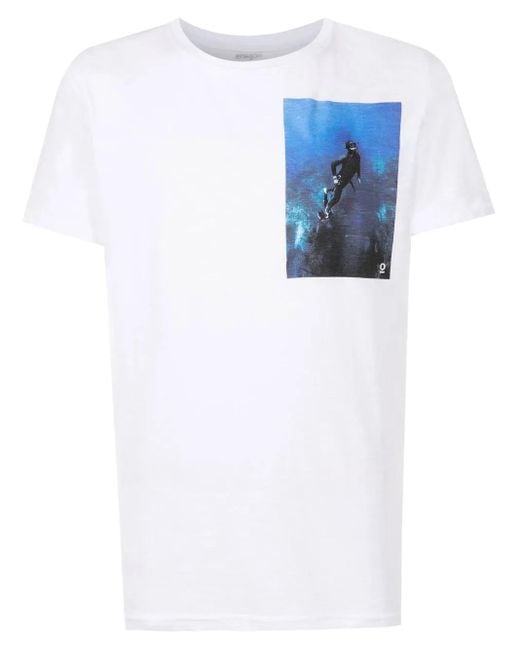 Osklen T-Shirt Mit Grafischem Print in Blue für Herren