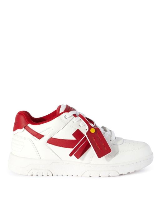 Off-White c/o Virgil Abloh Red 2024 Lunar New Year Out Of Office Sneakers for men