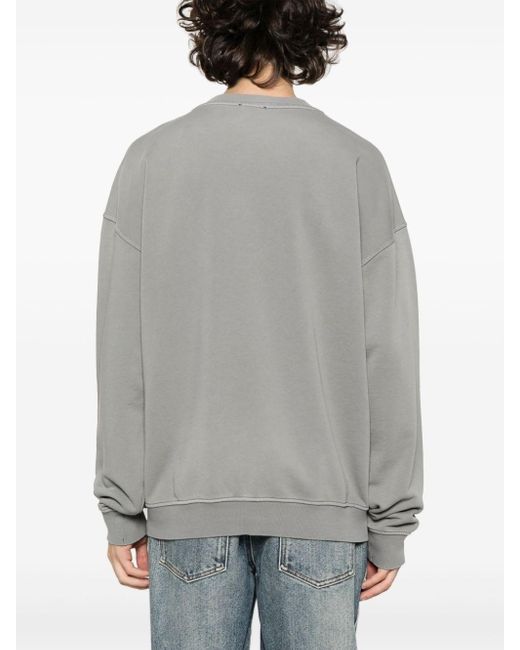 DIESEL Gray S-boxt-n6 Cotton Sweatshirt for men