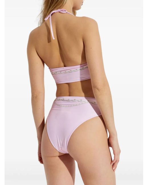 Versace チェーンプリント ビキニボトム Pink
