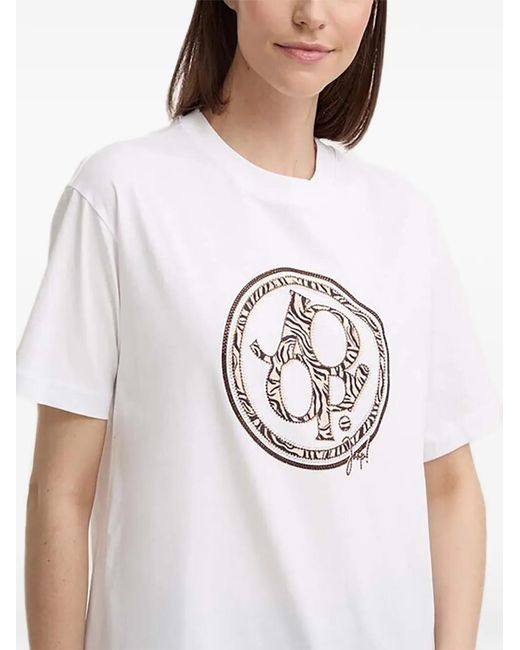 Joop! Metallic Logo-Print T-Shirt