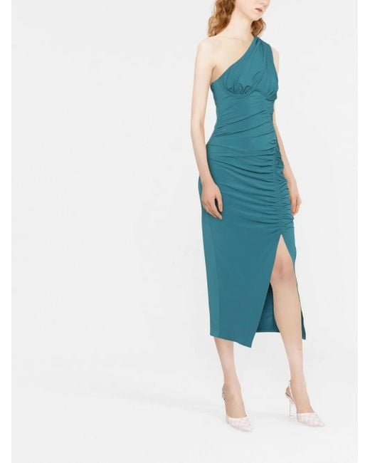 aje rushes raffia knit midi dress. Rushes Raffia Knit Mini Dress-DEEP FUSCHIA / XXS