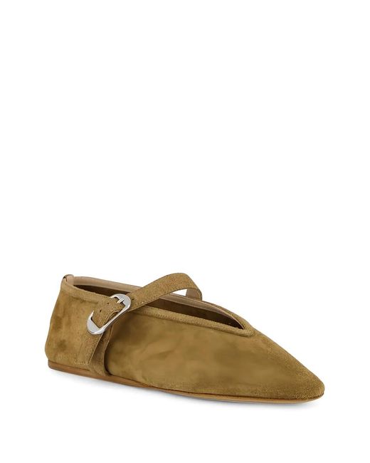 Le Monde Beryl Green Stella Suede Ballet Flats