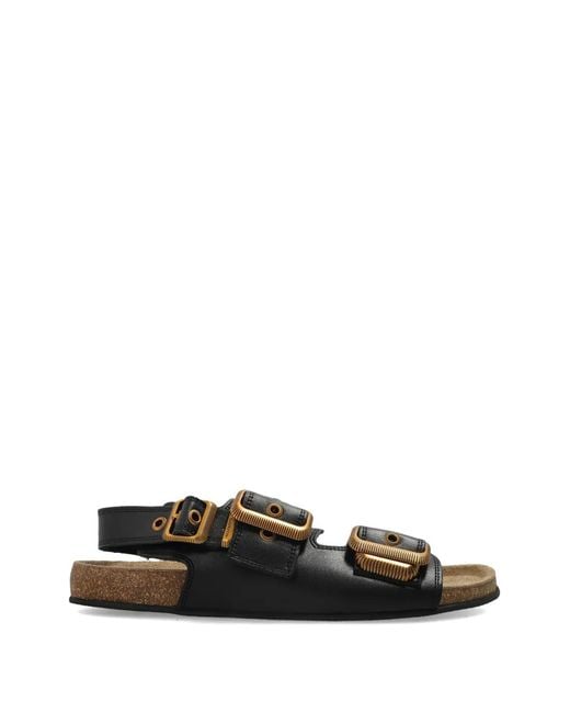 AllSaints White Staffa Leather Sandals
