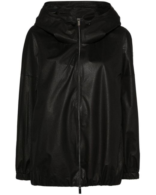 Rrd Black Zip-up Hooded Jacket