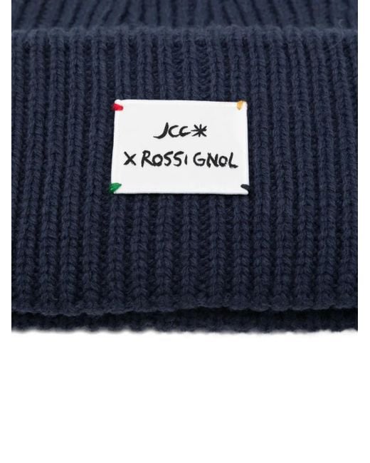 Rossignol Blue X Jcc Stellar Ribbed-Knit Beanie