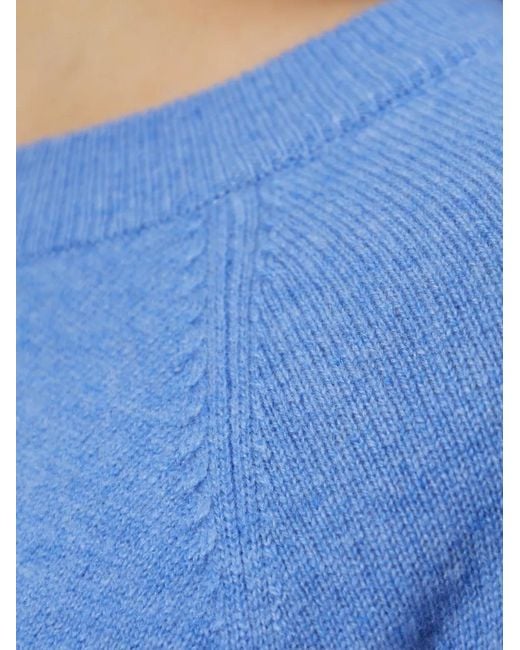 Samsøe & Samsøe Blue Raglan-Sleeve Jumper