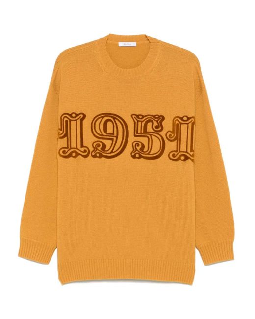 Max Mara Orange Fido Sweater