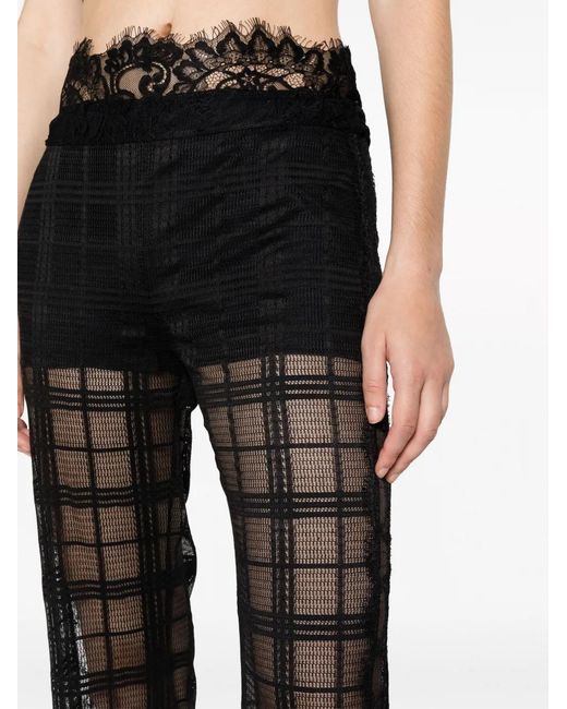 Alberta Ferretti Flared Broek in het Black