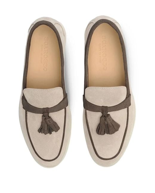 Scarosso Brown Leather Loafers