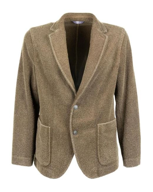 Circolo 1901 Green Pocket-Patch Blazer for men