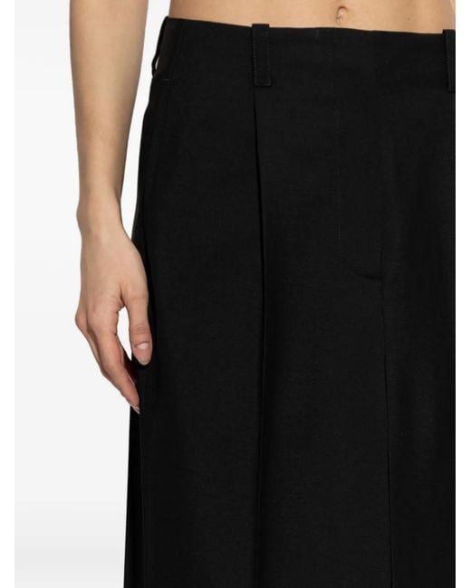 Givenchy Black Slit Skirt