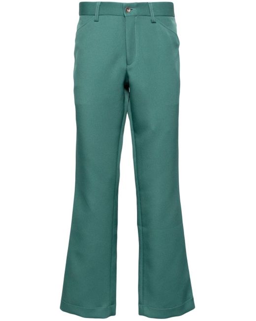 Kolor Green Straight-leg Trousers for men