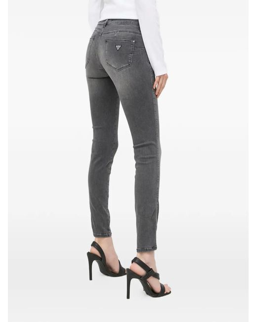 Guess Gray Button Jeans