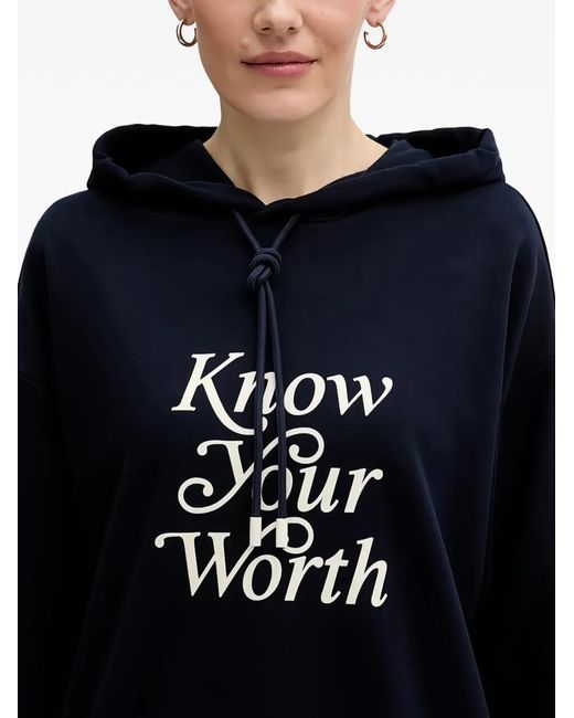 Benetton Blue Logo Hoodie