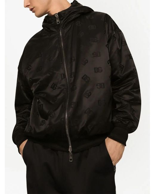 Dolce & Gabbana Black Reversible Jacket With Branded Tag for men