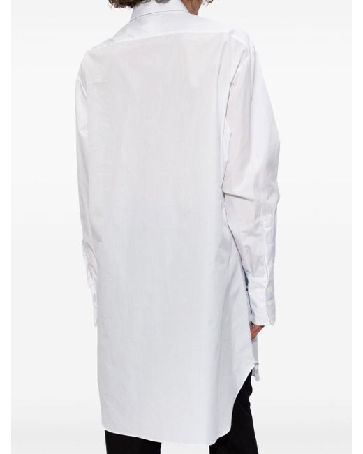 Givenchy White Hemd mit Blumen-Print