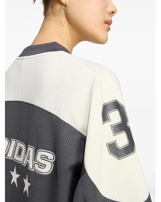 Adidas Gray Logo-Print T-Shirt Mini Dress