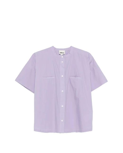 Bellerose Purple Cloe Chest-Pocket Shirt