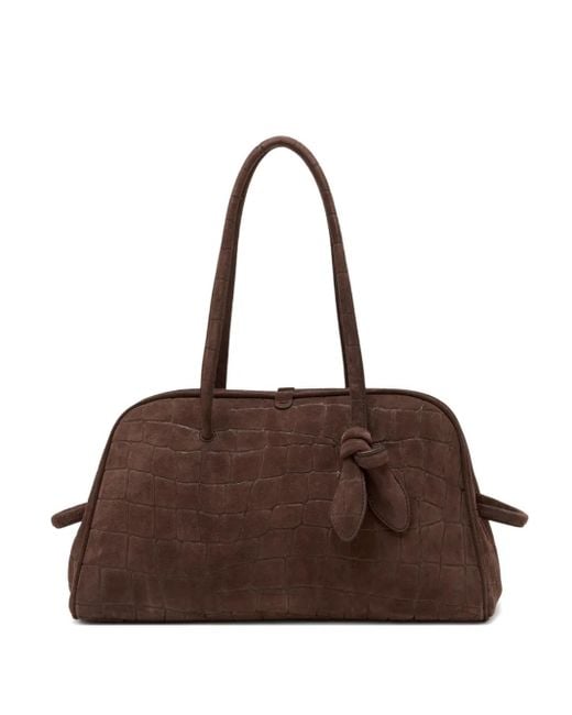 Jacquemus Brown The Turismo Patterned Tote Bag